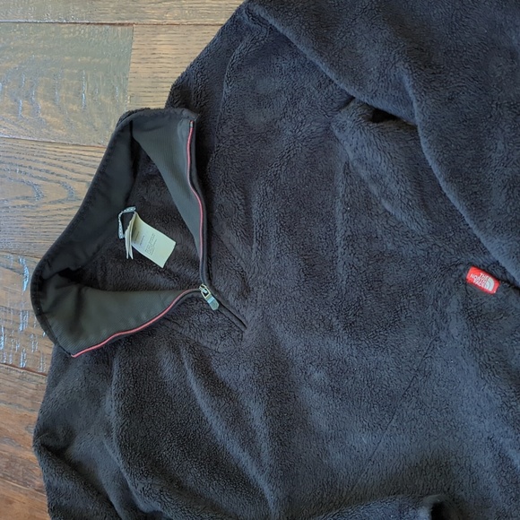THE NORTH FACE I Black Mossbud Fleece 1/4 Zip Pullover Jacket Top, S - Picture 1 of 14